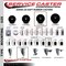 Service Caster 4'' Soft Rubber Swivel 1-5/8'' Expanding Stem Caster Set 2 Total Lock Brakes, 4PK SCC-EXTTL20S414-SRS-2-S-2-158 - alternate 4